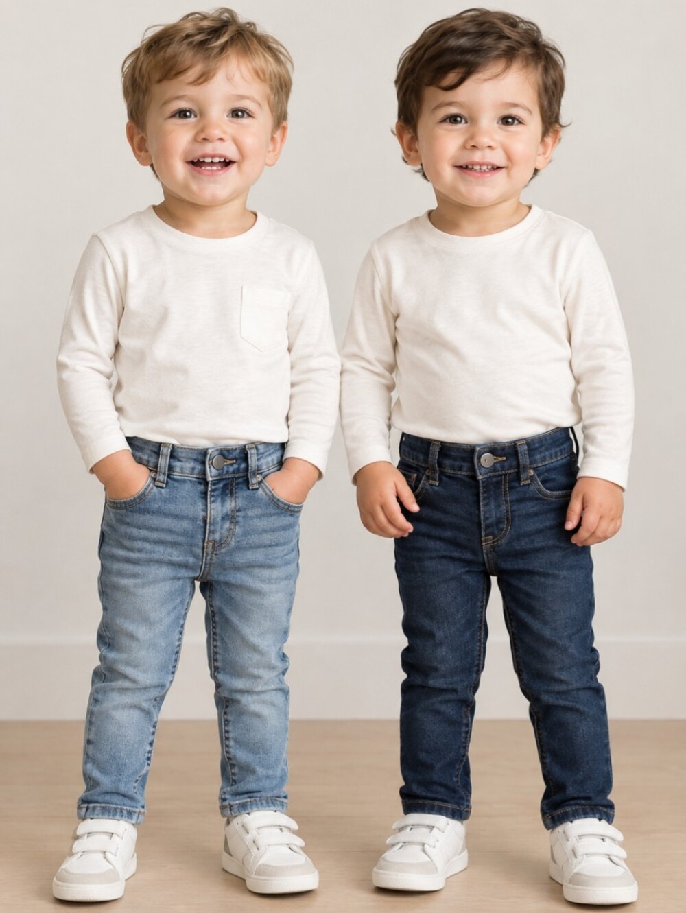 Zara Baby Boys Denim Jeans 2-Pack Blue 12-18 Months